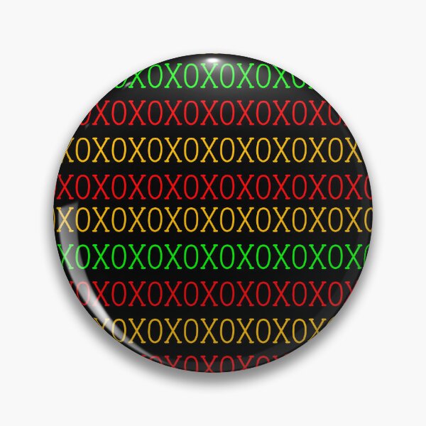 Item preview, Red Gold and Green XO Pattern designed and sold by Wolf Wendigo.