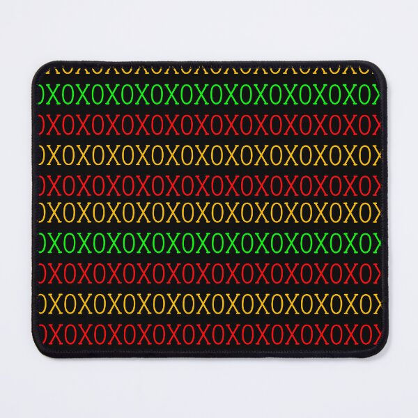 Item preview, Red Gold and Green XO Pattern designed and sold by Wolf Wendigo.