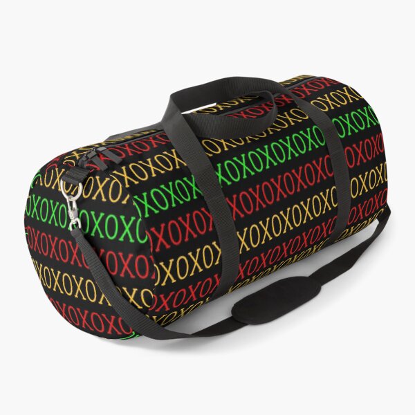 Item preview, Red Gold and Green XO Pattern designed and sold by Wolf Wendigo.