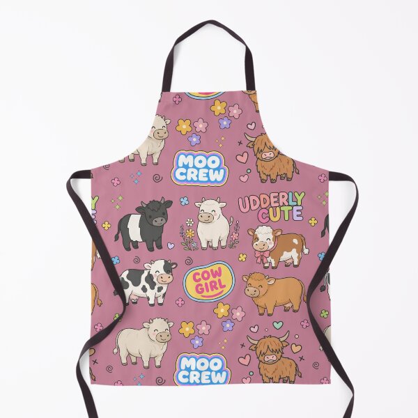 Item preview, Cow Cute Pastel Seamless Pattern designed and sold by HowToCanadian.
