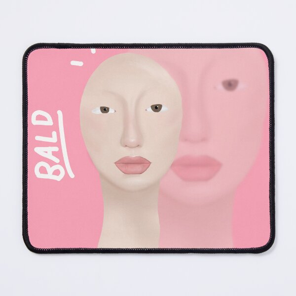 Item preview, Preppy bald woman portrait designed and sold by Isla-DrawZ.