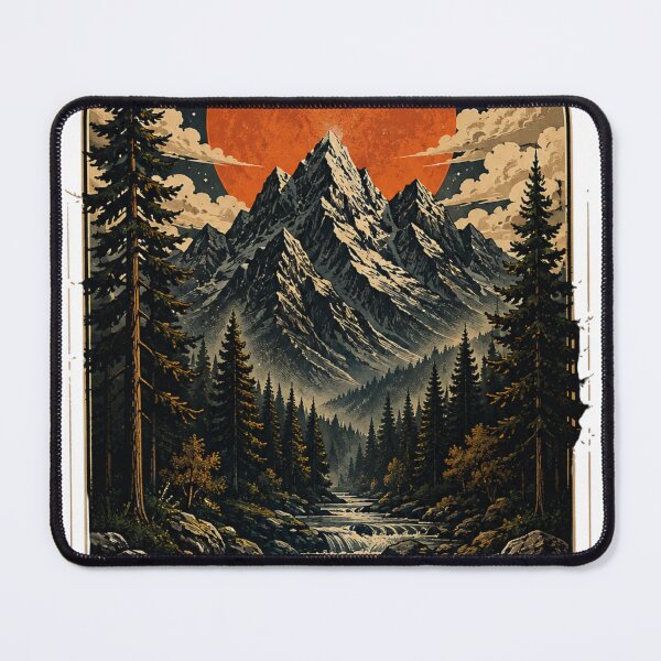 Item preview, Crimson Moon Mountain Wilderness designed and sold by Del4xe.