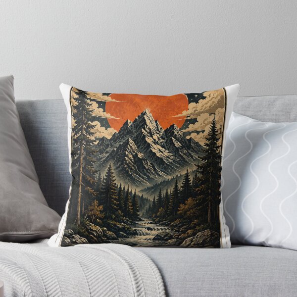 Item preview, Crimson Moon Mountain Wilderness designed and sold by Del4xe.
