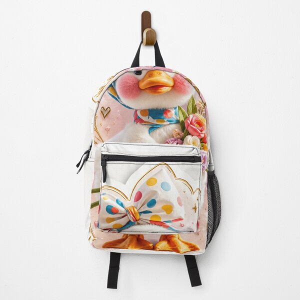 Item preview, Cute Floral Duck Sticker | Be Your Own Kind of Beautiful | Kawaii Plush Art designed and sold by Arts121.