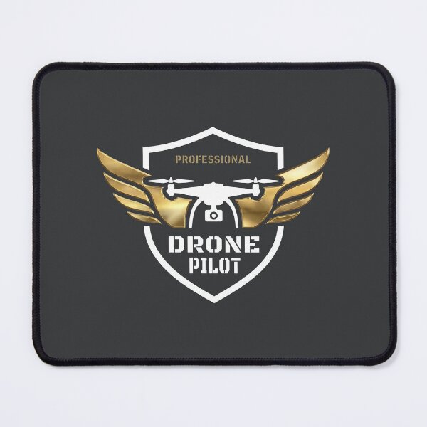 Item preview, Professional Drone Pilot Golden Wings Emblem Aerial Photographer Graphic designed and sold by KiwiRider.