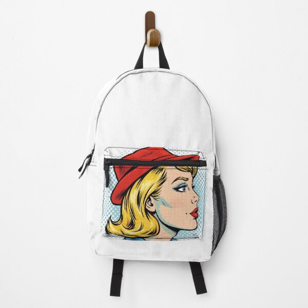 Item preview, She Was Trouble Pop Art - Blue Shirt Femme Fatale designed and sold by MAISON SYLVIE.