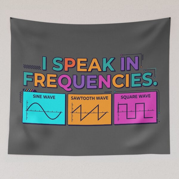 Item preview, I Speak In Frequencies Art designed and sold by MarCinu Art.