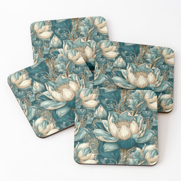 Item preview, Whimsical Lotus - Tropical Flower Pattern - Valentine'S Day Gifts designed and sold by RoyalStarsPatts.