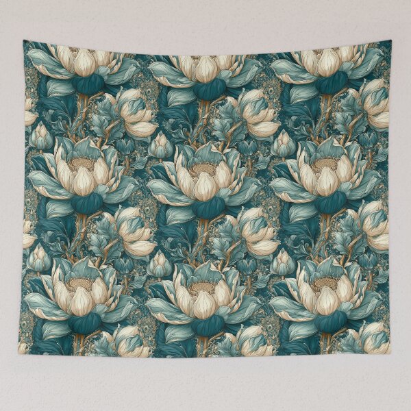 Item preview, Whimsical Lotus - Tropical Flower Pattern - Valentine'S Day Gifts designed and sold by RoyalStarsPatts.