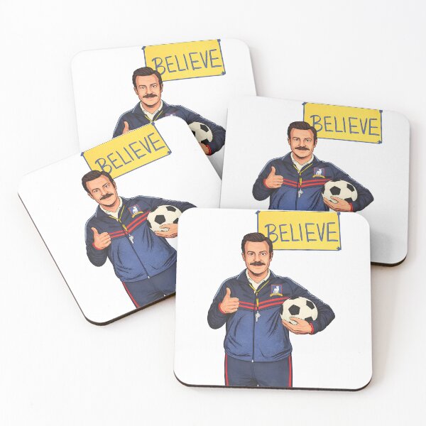 Item preview, Ted Lasso Believe – Football Coach Inspired TV Series Fan Art designed and sold by Tidal Arts.