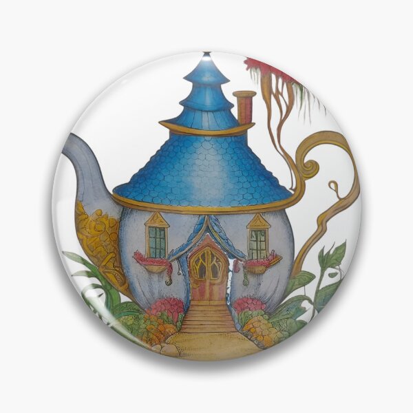 Item preview, Whimsical Teapot Cottage  designed and sold by Badrbh.