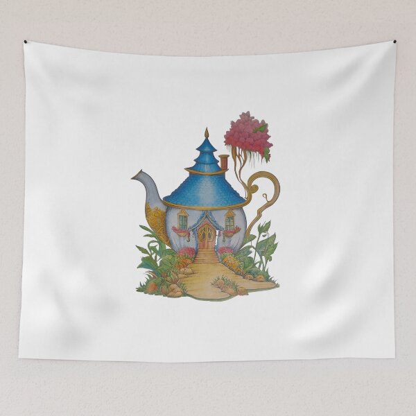 Item preview, Whimsical Teapot Cottage  designed and sold by Badrbh.