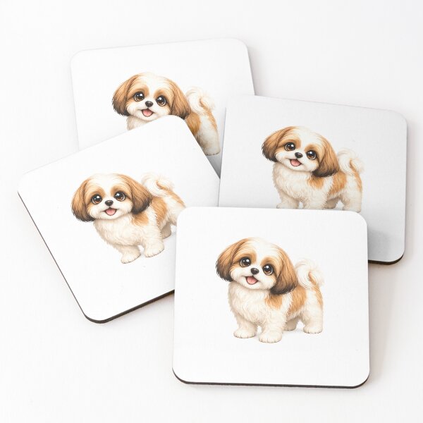Item preview, Cute Shih Tzu Puppy Illustration  designed and sold by BackgroundND.