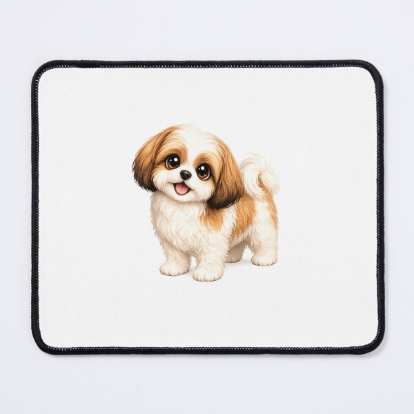 Item preview, Cute Shih Tzu Puppy Illustration designed and sold by BackgroundND.