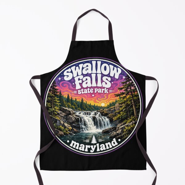 Item preview, Swallow Falls State Park Trippy Art Maryland designed and sold by TomFrontierArt.
