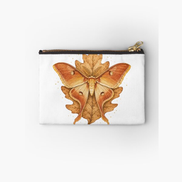Item preview, Autumn Luna Moth Rust Gold Fall Moth Art designed and sold by DreamelleStudio.