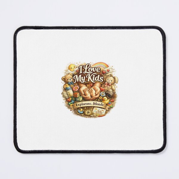 Item preview, I Love My Kids – Touching Vintage Design for Parents and Family designed and sold by Maison Leannah.
