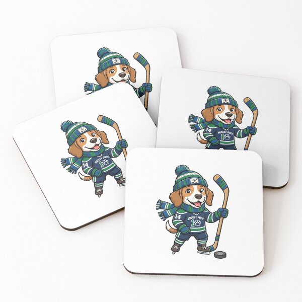 Item preview, Cute Hockey Mascot Beagle designed and sold by plus9one.