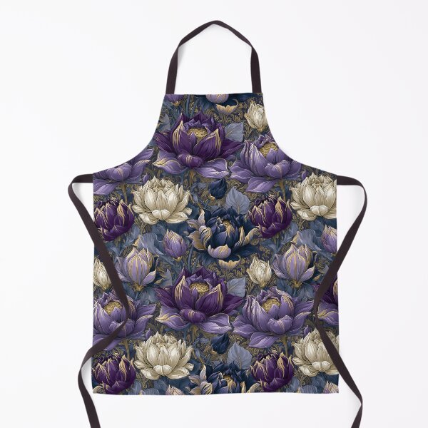 Item preview, Classic Lotus Texture - Retro Flower Floral - Wedding Anniversary Gifts designed and sold by RoyalStarsPatts.