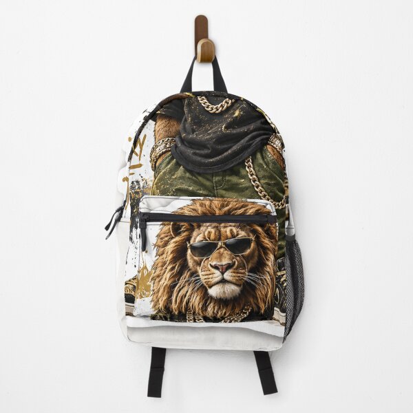Item preview, Street King Lion Sticker | Stay Focused Stay Legendary | Urban Graffiti Animal Art designed and sold by Arts121.