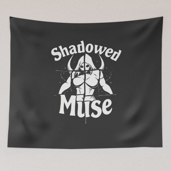 Item preview, Shadowed Muse Hooded Goddess Graphic designed and sold by ERODED SELF.