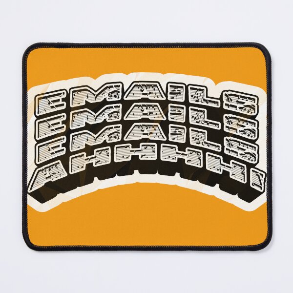 Item preview, Emails AHH! - funny work slogan designed and sold by Pace & Layer.