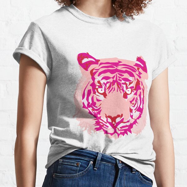 Grrr Tiger Stripes 90s Vibe Hot Pink