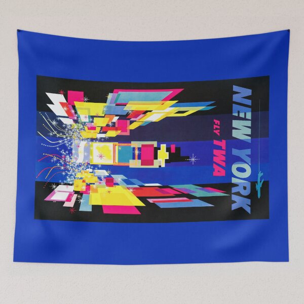 Item preview, Restored Vintage TWA New York Poster designed and sold by Vintage Poster Supply.