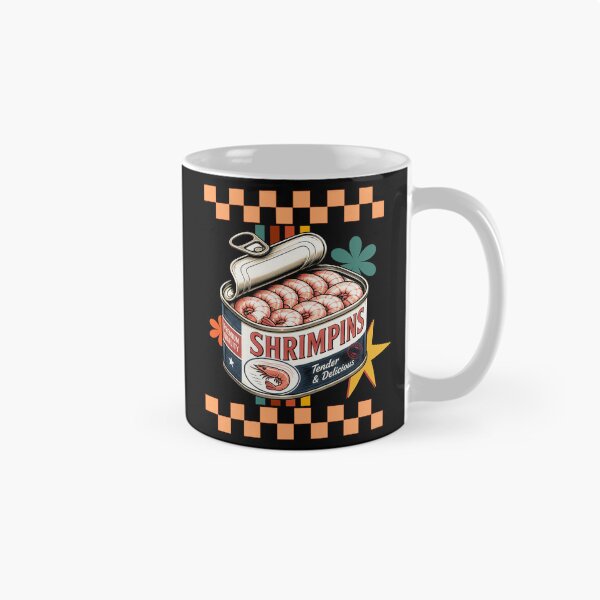 Item preview, SHRIMPINS – Neo Traditional Shrimp Tin designed and sold by tellia-kallisto.