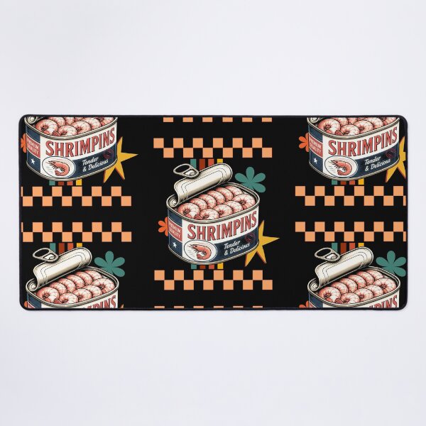 Item preview, SHRIMPINS – Neo Traditional Shrimp Tin designed and sold by tellia-kallisto.