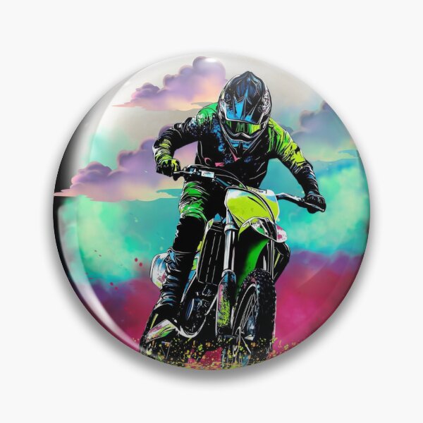 Item preview, MOTOCROSS Neon Dirt Bike Splash designed and sold by BULAIR89.