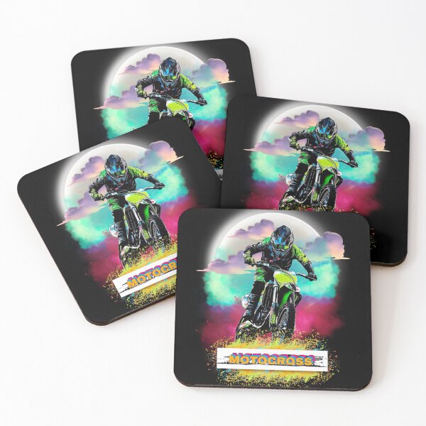 Item preview, MOTOCROSS Neon Dirt Bike Splash designed and sold by BULAIR89.