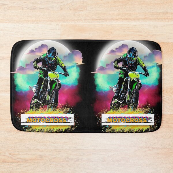 Item preview, MOTOCROSS Neon Dirt Bike Splash designed and sold by BULAIR89.