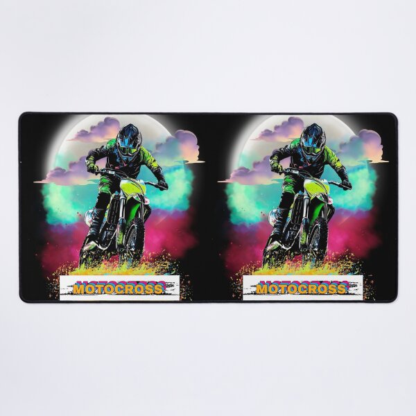 Item preview, MOTOCROSS Neon Dirt Bike Splash designed and sold by BULAIR89.