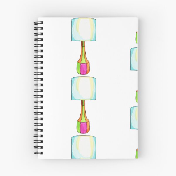 Item preview, Colorful Segmented Table Lamp Art Print designed and sold by KaleChub.
