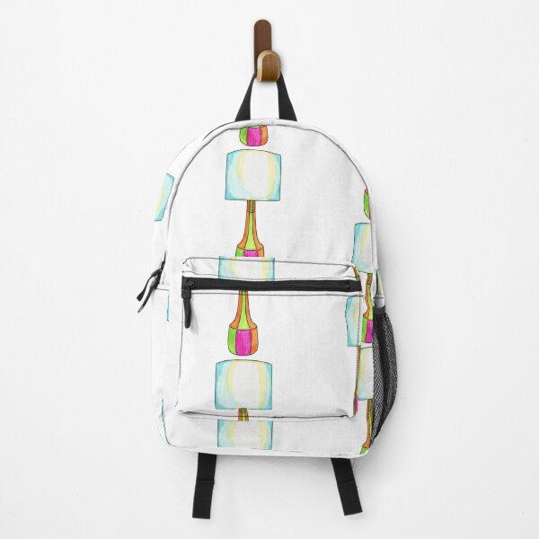 Item preview, Colorful Segmented Table Lamp Art Print designed and sold by KaleChub.