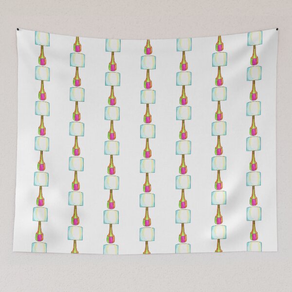 Item preview, Colorful Segmented Table Lamp Art Print designed and sold by KaleChub.