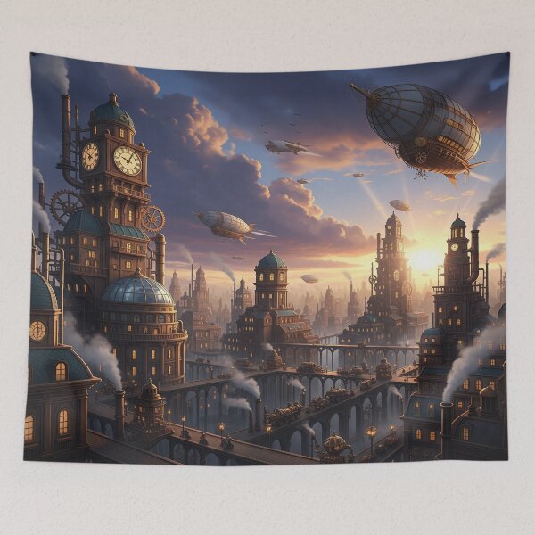 Item preview, Steampunk City designed and sold by Niighty.