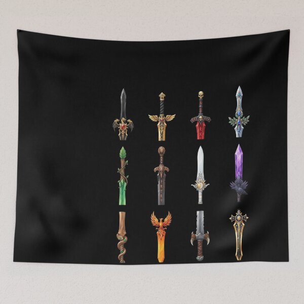 Item preview, Finns swords from Adventure Time designed and sold by lanh1962.