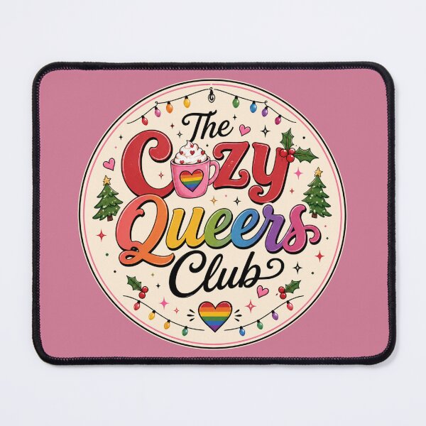 Item preview, The Cozy Queers Club – Cute LGBTQ Christmas Holiday Design designed and sold by TheStephanieRome.