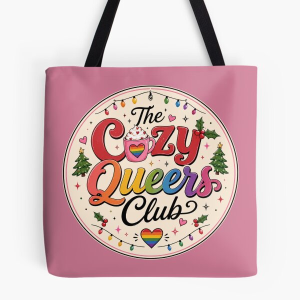 Item preview, The Cozy Queers Club – Cute LGBTQ Christmas Holiday Design designed and sold by TheStephanieRome.