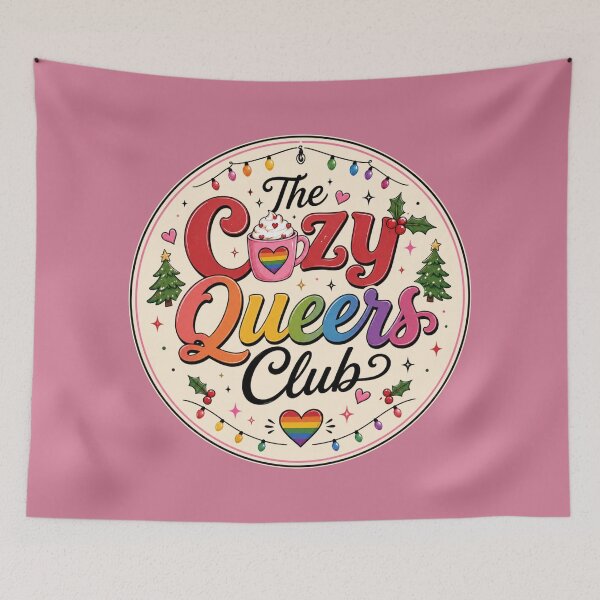 Item preview, The Cozy Queers Club – Cute LGBTQ Christmas Holiday Design designed and sold by TheStephanieRome.