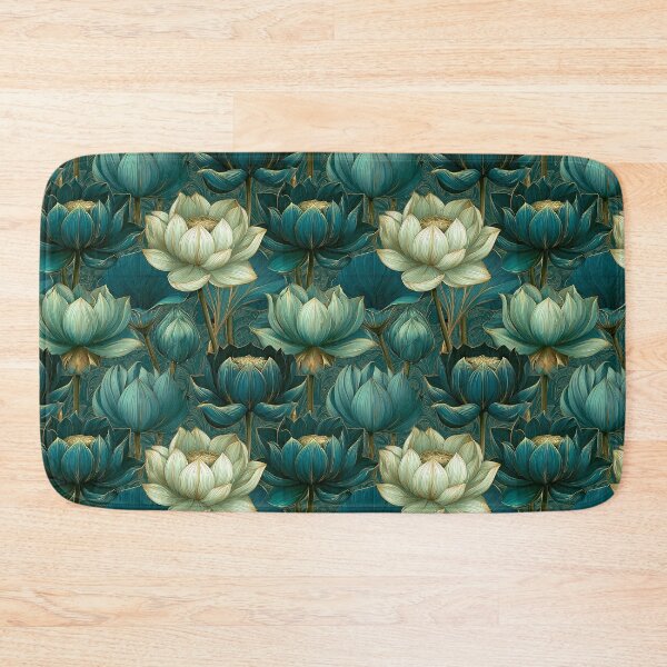 Item preview, Trendy Lotus  - Flower Garden Pattern - Bridesmaid Gifts designed and sold by RoyalStarsPatts.