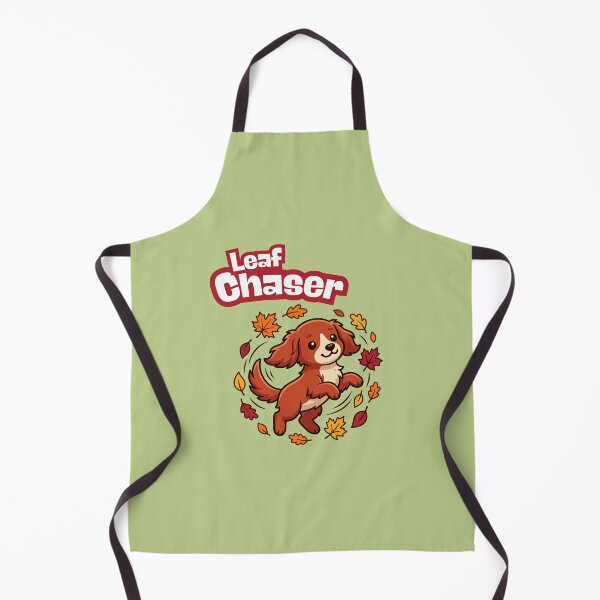 Item preview, Leaf Chaser Cute Autumn Dog | Fall Puppy Lover Cartoon | Cozy Fall Pet Design designed and sold by HappyNestIN.
