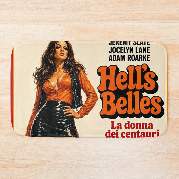 Item preview, Hell's Belles Vintage Biker Movie Poster designed and sold by obstinator.