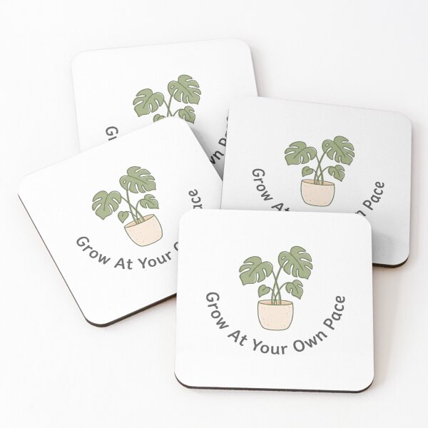 Item preview, Grow At Your Own Pace Minimalist Sage Green Plant designed and sold by Amituniqdesign .