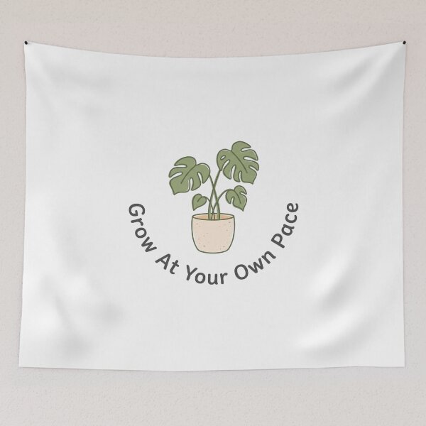 Item preview, Grow At Your Own Pace Minimalist Sage Green Plant designed and sold by Amituniqdesign .