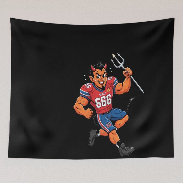 Item preview, Copy of Melbourne Demons AFL Mascot Logo Classic designed and sold by lanh1962.