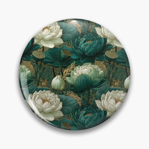 Item preview, Chic Lotus  - Retro Flower Floral - Anniversary Gift Ideas designed and sold by RoyalStarsPatts.