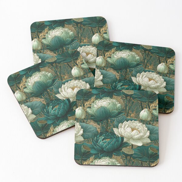 Item preview, Chic Lotus  - Retro Flower Floral - Anniversary Gift Ideas designed and sold by RoyalStarsPatts.